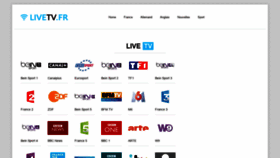 What Livetv.fr website looked like in 2020 (3 years ago)