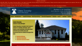 What Libertytwp.us website looked like in 2020 (3 years ago)