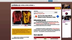 What Lustit.cz website looked like in 2020 (3 years ago)