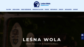 What Lesnawola.pl website looked like in 2020 (3 years ago)