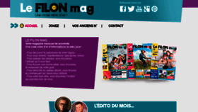 What Lefilonmag.com website looked like in 2020 (3 years ago)