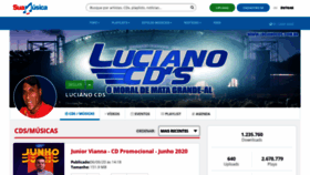 What Lucianocds.com.br website looked like in 2020 (3 years ago)