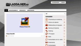 What Ladda-ner.nu website looked like in 2020 (3 years ago)