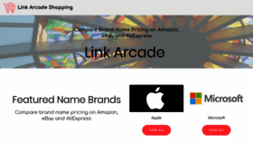 What Linkarcade.com website looked like in 2020 (3 years ago)