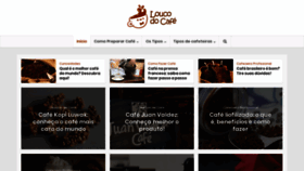 What Loucodocafe.com.br website looked like in 2020 (3 years ago)