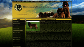 What Leonberger.cz website looked like in 2020 (3 years ago)