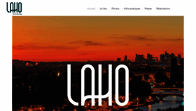 What Laho-rooftop.fr website looked like in 2020 (3 years ago)