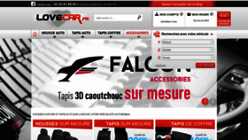 What Lovecar.fr website looked like in 2020 (3 years ago)