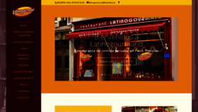 What Latinogourmand.fr website looked like in 2020 (3 years ago)