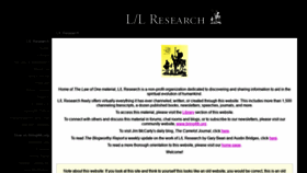 What Llresearch.org website looked like in 2020 (3 years ago)