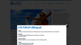 What Langeye.sg website looked like in 2020 (3 years ago)