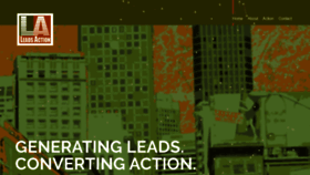 What Leadsaction.com website looked like in 2020 (3 years ago)