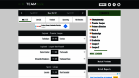 What Livescore.teamtalk.com website looked like in 2020 (3 years ago)