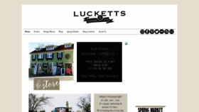What Luckettstore.com website looked like in 2020 (3 years ago)