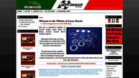 What Laceyducati.co.uk website looked like in 2020 (3 years ago)