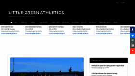 What Littlegreenathletics.com website looked like in 2020 (3 years ago)