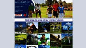 What Lecondegolf.com website looked like in 2020 (3 years ago)