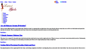 What Latestgirls.com website looked like in 2020 (3 years ago)