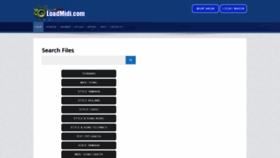 What Loadmidi.com website looked like in 2020 (3 years ago)