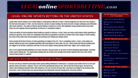 What Legalonlinesportsbetting.com website looked like in 2020 (3 years ago)