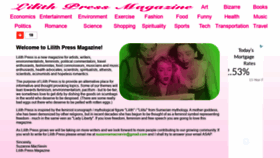 What Lilithezine.com website looked like in 2020 (3 years ago)