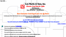 What Loumarks.com website looked like in 2020 (3 years ago)