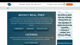 What Lakeeffectkitchen.com website looked like in 2020 (3 years ago)