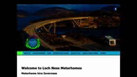 What Lochnessmotorhomes.scot website looked like in 2020 (3 years ago)