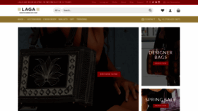 What Laga-handbags.com website looked like in 2020 (3 years ago)