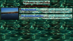 What Lakefolks.org website looked like in 2020 (3 years ago)