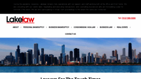 What Lakelaw.com website looked like in 2020 (3 years ago)