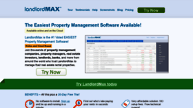 What Landlordmax.com website looked like in 2020 (3 years ago)