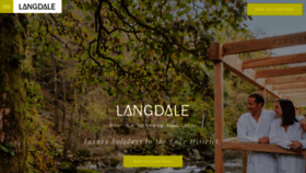 What Langdale.co.uk website looked like in 2020 (3 years ago)