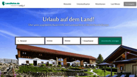 What Landtourismus.de website looked like in 2020 (3 years ago)