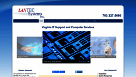 What Lantecsystems.com website looked like in 2020 (3 years ago)