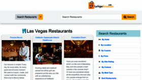 What Lasvegasrestaurants.com website looked like in 2020 (3 years ago)