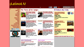 What Latinola.com website looked like in 2020 (3 years ago)