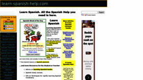 What Learn-spanish-help.com website looked like in 2020 (3 years ago)
