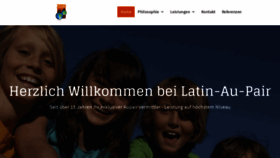 What Latinaupair.de website looked like in 2020 (3 years ago)