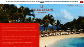 What Leguanahani.com website looked like in 2020 (3 years ago)