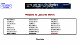 What Leonardsworlds.com website looked like in 2020 (5 years ago)