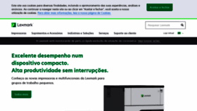 What Lexmark.com.br website looked like in 2020 (3 years ago)