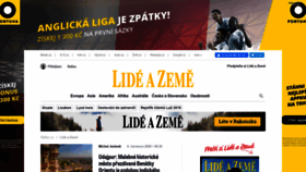 What Lideazeme.cz website looked like in 2020 (3 years ago)