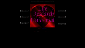 What Liferesearchuniversal.com website looked like in 2020 (3 years ago)