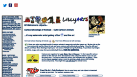 What Lillyarts.com website looked like in 2020 (3 years ago)