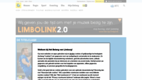 What Limbolink.be website looked like in 2020 (3 years ago)