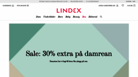 What Lindex.se website looked like in 2020 (3 years ago)