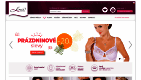 What Linia.cz website looked like in 2020 (3 years ago)