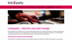 What Link2party.nl website looked like in 2020 (3 years ago)