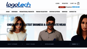 What Logotech.co.nz website looked like in 2020 (3 years ago)